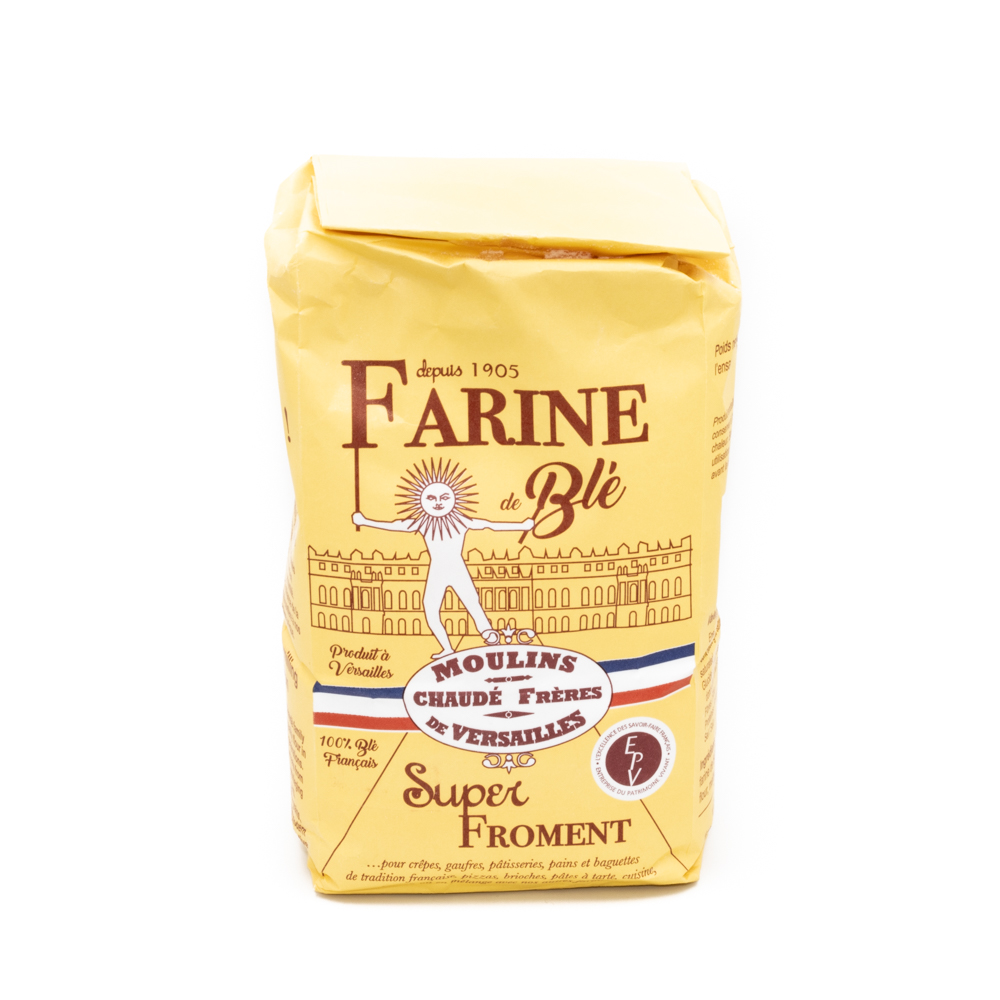 Commandez notre Farine de Froment T55 - 5kg chez MOULIN DE CHARBONNIERE SAS  à SAINT GREGOIRE